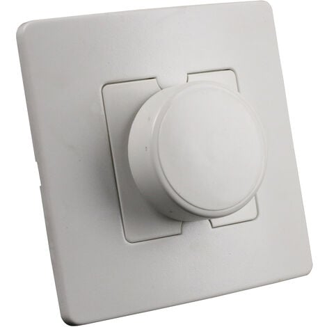 Variateur de lumière à encastrer - Blanc - Zenitech