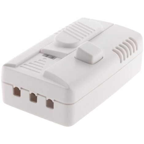 Variateur de lumière à pied à câbler - Compatible LED - Blanc - Elexity