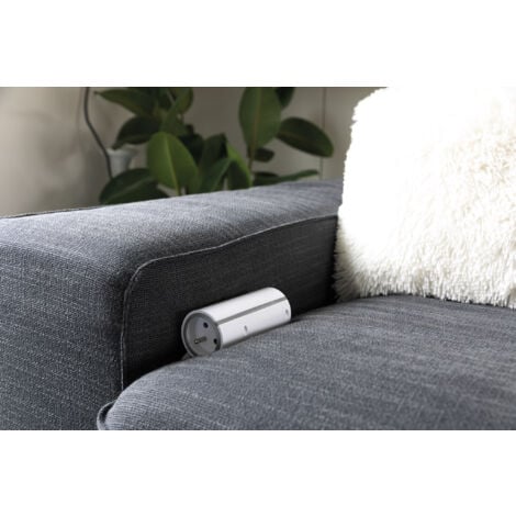 Multiprise pour canapé 1 prise 2P+T 16A + 2 USB - Blanc - Thomson
