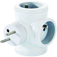 Triplite rotative Blanche 3x16A - Watt and Co