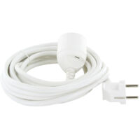 Rallonge + USB-C 5m - Blanc - Chacon