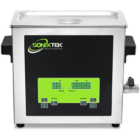 Sonixtek Nettoyeur à ultrasons numérique 6 L Nettoyeur à ultrasons  professionnel 180 W