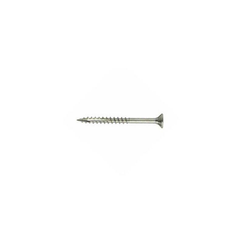 Vis bois tête fraisée Torx 6 x 40 mm Zinguée blanc - Boite de 250 pcs -  Fixtout VAFX0604002B