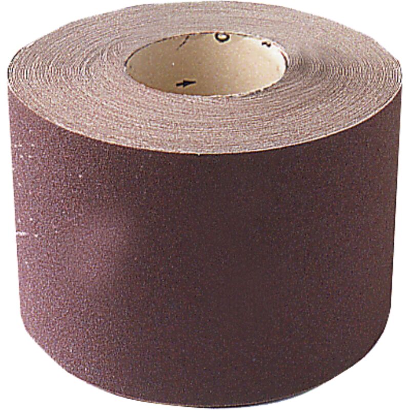 Rouleau Papier Corindon Leman – Brun – 120 Mm X 25 M – Grain 120 – Pour Ponçage Bois Et Métal – Multi-usages
