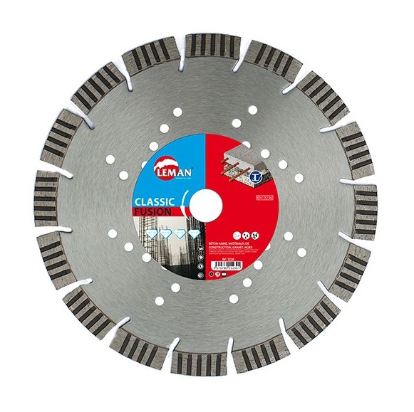 Disque Diamant Intensif Plein Pour Carrelage Norton, Diam.180 Mm