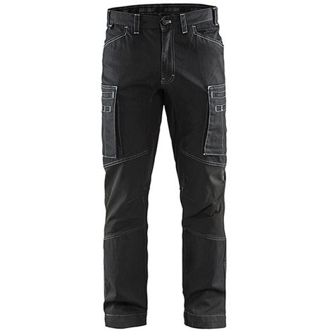 Pantalon service DENIM stretch - 9900 Noir - Blaklader - taille: 42C -  couleur: Noir