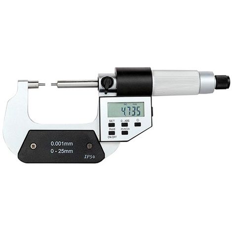 Micromètre numérique multifonction 0-25mm 0.001mm Micromètre Electronique  pied à coulisse extérieur micromètre pouce/mesure
