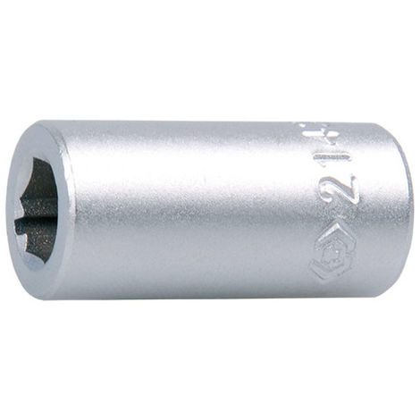 Tournevis porte douille magnétique + embout, Pouce + mm, 1/4, 25 mm