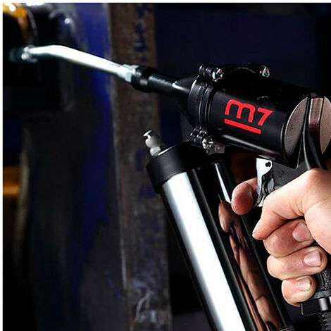 Pompe à graisse professionnelle pneumatique Réservoir 12l Pistolet de  graissage mobile Lubrification