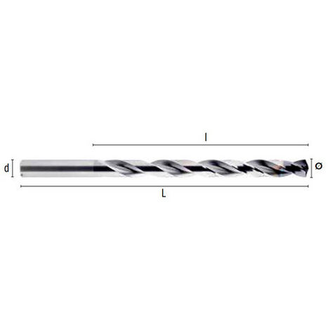 Foret métal HSS titane SCID - Longueur 85 mm - Diamètre 5 mm de