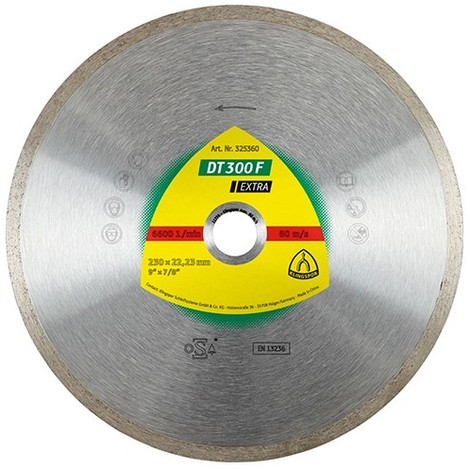 Disque à tronçonner diamant 400 x alésage 25,4 / 20 mm Samedia