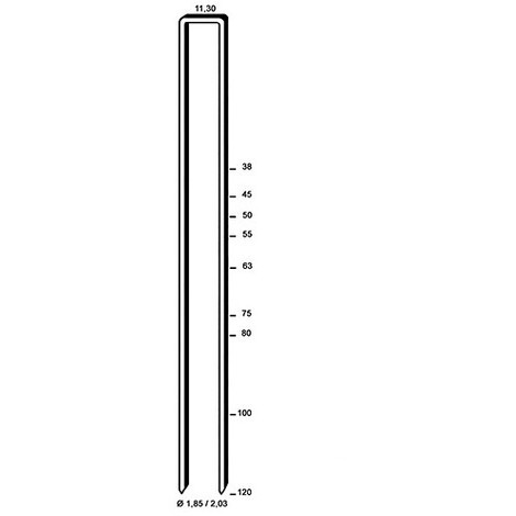 Agrafes Galvanisées 9 mm Alsafix