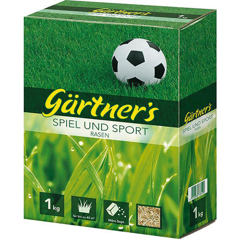 und Spielrasen Rasen Rasensamen 15kg Sportrasen GF Sport Grass Spielrasen Sport 