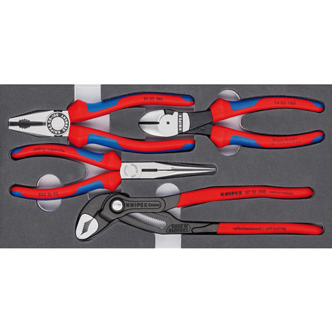 Knipex Zangen-Set Basic 4tlg.Schaumeinlage