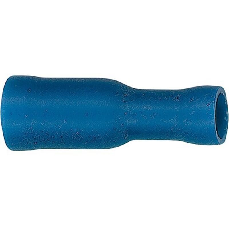 Knipex Rundstecker Isoliert – 100 Stück, 5 Mm, 1,5–2,5 Mm², Blau, Nylon – Für Sichere Steckverbindungen Bis 600V