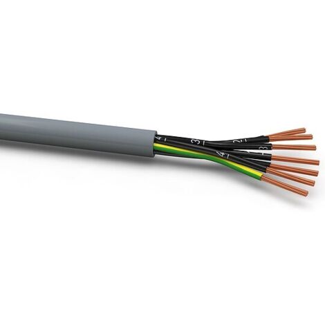 XBK PVC-Steuerleitung Globalflex-JZ, 5 x 1,5 mm² - grau - Rolle je 50 m