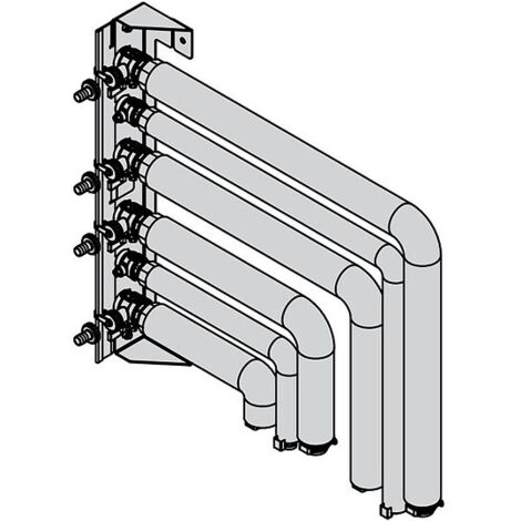 Viessmann Montagehilfe Kompaktgerät für einen Heiz-/Kühlkreis - Aufputzinstallation nach links - ZK06062
