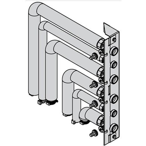Viessmann Montagehilfe Kompaktgerät für einen Heiz-/Kühlkreis - Aufputzinstallation nach rechts - ZK06063