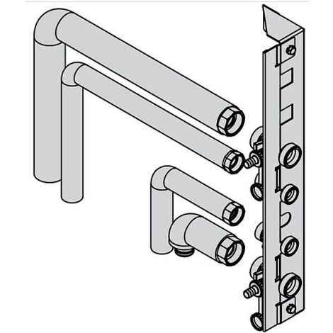 Viessmann Montagehilfe Kompaktgerät für einen Heiz-/Kühlkreis - Aufputzinstallation nach rechts - ZK06409