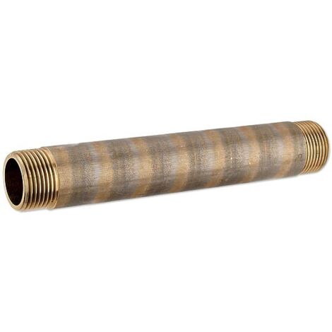 Rotguss Gewindefitting-Langnippel 1'' x 200 mm (1/2)
