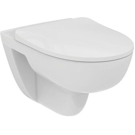 Wand-Tiefspül-WC Ideal Standard i.Life rund 360 x 330 x 540 mm, spülrandlos, Keramik, weiß - T452201