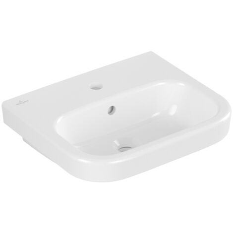 Villeroy & Boch Architectura Handwaschbecken, eckig, Hahnloch
