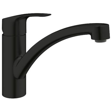 Spültischmischer Grohe Eurosmart mit Schwenkauslauf 227 mm, matte black - 332812433