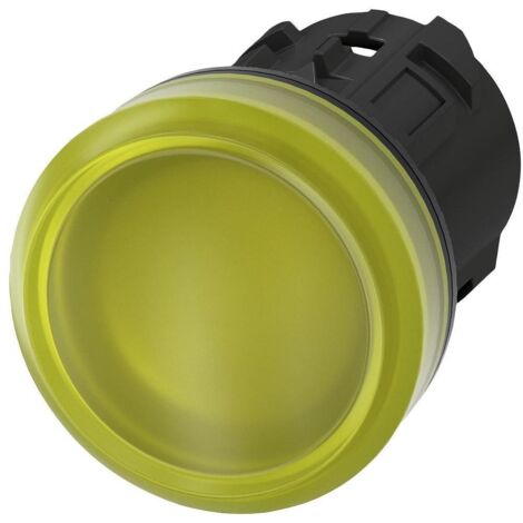 Siemens Leuchtmelder 22mm, rund, gelb, Linse, glatt 3SU1001-6AA30-0AA0 (1/5)