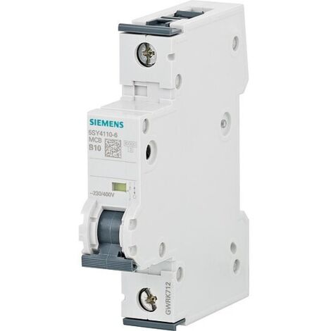 Leitungsschutzschalter Siemens, 10KA, 1-polig, C25A, 5SY4125-7