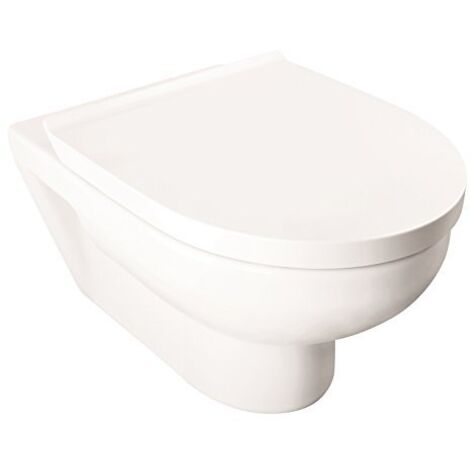 Duravit No.1 Wand-WC Set, inklusive WC-Sitz, 373x540mm, weiß