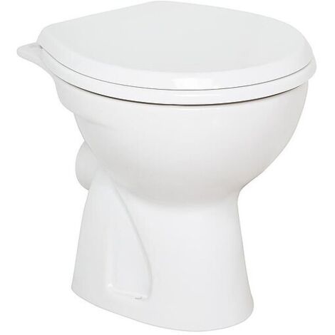 Stand-Tiefspül-WC Ideal Standard Eurovit 360 x 390 x 485 mm, Abgang außen waagrecht, weiß - W333101