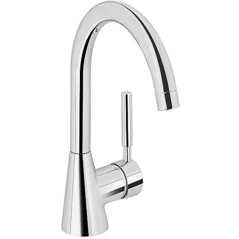 Küchenarmatur Heinrichschulte VIVANA chrom, schwenkbarer Auslauf, 62802 (1/3)
