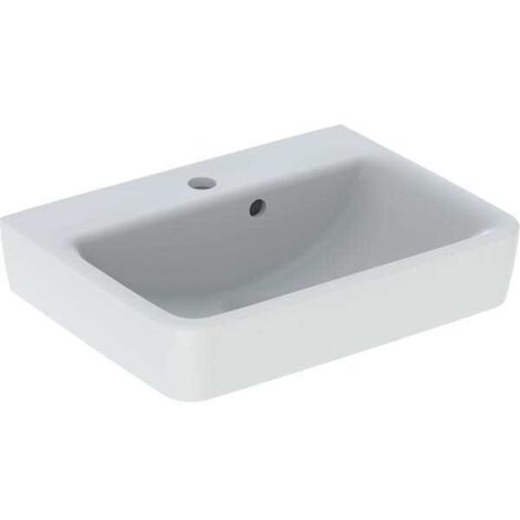 Handwaschbecken Geberit Renova Plan 480 x 165 x 380 mm, weiß - 501628001