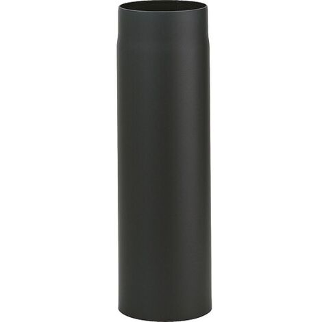Rauchrohr Ø 150 mm, lackiert, Länge 500 mm, schwarz