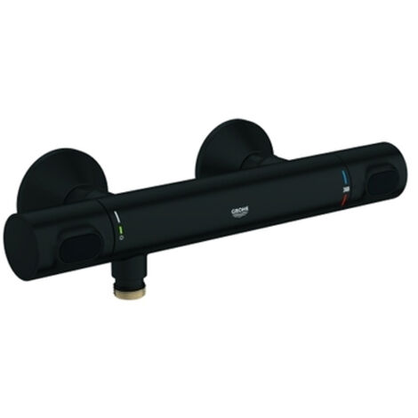 Aufputz-Brausethermostat Grohe Grohtherm 500, Ausladung 81 mm, matte black - 347932430