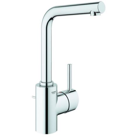Waschtischmischer Grohe Concetto L-Size, L-Auslauf, Ausladung 143 mm, mit Zugstange, chrom - 23739002 (1/5)