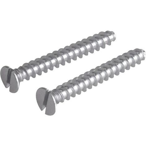 Geräteschrauben Schlitz 100 Stück, für gängige Gerätedosen, Ø 3,2 mm - Länge 25 mm