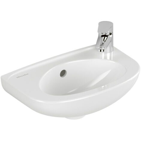 Handwaschbecken Villeroy & Boch NEWO rund 400 x 145 x 255 mm, Hahnloch rechts - 43944R01