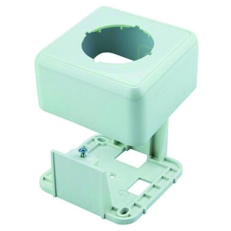 Aufputz-Set 80 x 80 x 40 mm für Anschlussdose alpinweiß (1/5)
