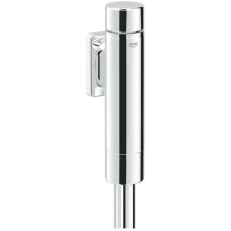 Grohe Rondo A.S. WC-Druckspüler DN 20 Chrom, integrierte Vorabsperrung, für Flach- und Tiefspül-WC