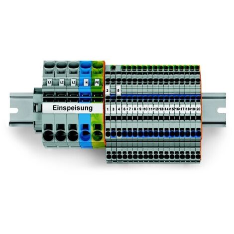 WAGO Hauptverteiler Set 821-123 FI/LS TOBJOB S