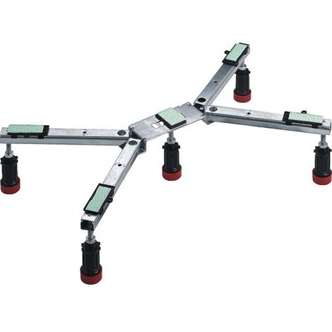 MEPA Brausewannenfuss BW-5 SF, Höhenverstellbar bis 105 mm - für flache Stahl- und Acrylduschwannen von 700 x 700 bis 1000 x 1000 mm - 150 140 (1/2)