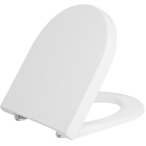 WC-Sitz Duravit Starck 3 Softclose 370 x 42 x 431 mm, mit Edelstahl-Scharnier, weiß - 0063890000