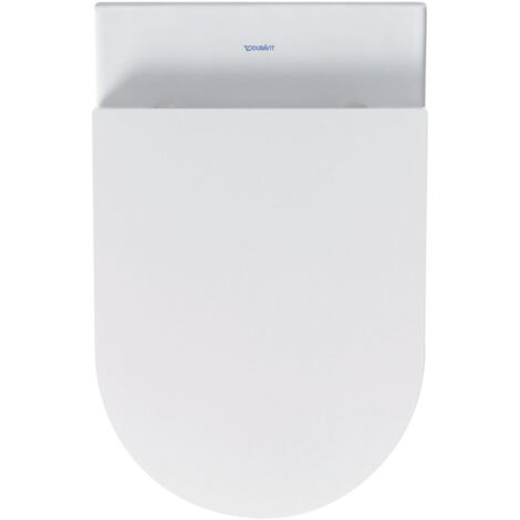 Duravit ME by Starck - Wand-WC mit WC-Sitz SoftClose, Rimless, mit WonderGliss, weiß 45290900A11