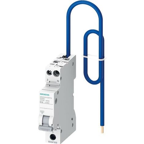 Brandschutzschalter AFDD+LS B10, 2pol, 230V, 1TE + N-Leiter Siemens 5SV6016-6KP10