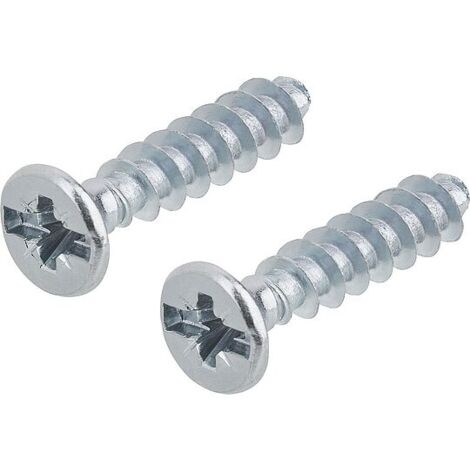 Geräteschrauben Kombi-Kreuzschlitz 100 Stück, für gängige Gerätedosen, Ø 3,2 mm - Länge 15 mm
