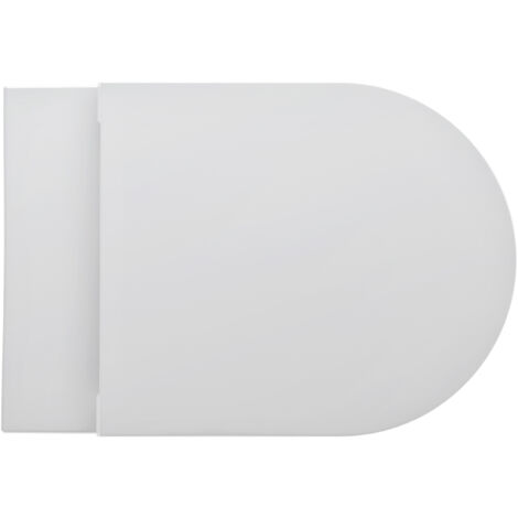 Wand-WC Pack KARTELL spülrandlos, Tiefspüler weiß LCC verdeckte Befestigung