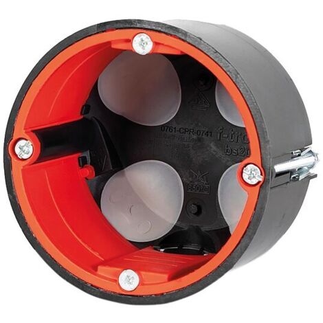 Hohlwand-Gerätedose BS2000TC, für Holzbau Ø 68 mm, mit Rohreinführung 4x M20 - Tiefe 50 mm