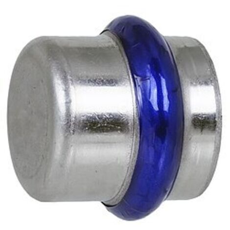 Press-Kappe - 28 mm - für Edelstahlrohre - DVGW-zertifiziert - für V-Kontur
