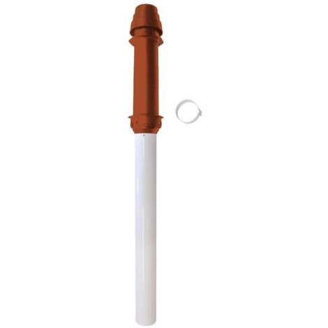 Vaillant Senkrechte Dachdurchführung rot Ø 60/100 PP - 0020220657 (1/5)